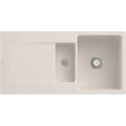Villeroy und Boch Villeroy et Boch Siluet Villeroy et Boch encastrer 33371FKR avec jeu de déchets et fonctionnement manuel, crema