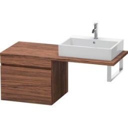 Duravit DuraStyle vasque match0 DS533302121 60 x 54,8 cm, noyer foncé, pour console, coulissant 2000