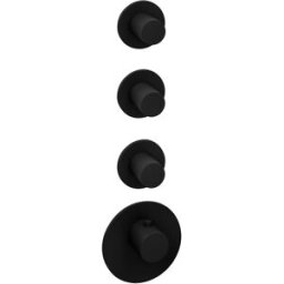 Herzbach Deep Black Herzbach match0 23.523015. 2000 .12 noir mat, pour module thermostat Universal