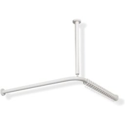 Hewi 801 tringle à rideaux 801.34.146133 900 x 900 mm, 18 anneaux de rideau, rubinrot