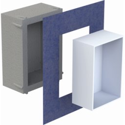 Schedel Multistar vision niche insert BOX3020 300 x 200 x 120 mm, sans cadre, bianco blanc