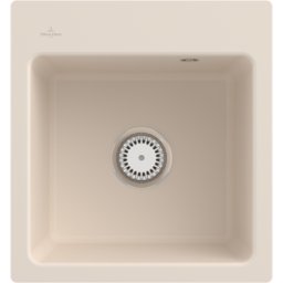 Villeroy und Boch Villeroy et Boch Évier de Subway avec garniture de vidage et commande manuelle, Ivoire