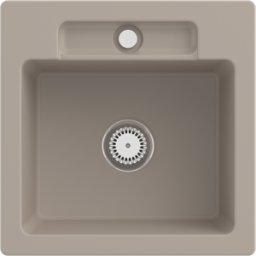 Villeroy und Boch Villeroy et Boch Siluet évier 334501AM avec garniture de vidage et commande manuelle, Amande