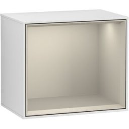Villeroy und Boch Villeroy et Boch module d' Finion Villeroy et Boch FD10HHMT 41,8x35,6x27cm, étagère Sand mat, laqué blanc mat