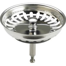 Insert de tamis Viega 680695 Ø 82 mm, acier inoxydable, pour éviers avec mécanisme à câble Bowden