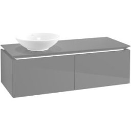 Villeroy und Boch Villeroy & Boch Legato Villeroy & Boch B579L0FP 120x38x50cm, avec éclairage LED, Glossy Grey