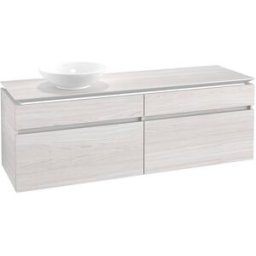 Villeroy und Boch Villeroy & Boch Legato Villeroy & Boch B596L0E8 160x55x50cm, avec éclairage LED, White Wood