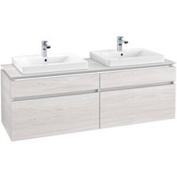 Villeroy und Boch Villeroy & Boch Legato Villeroy & Boch B693L0E8 160x55x50cm, avec éclairage LED, White Wood