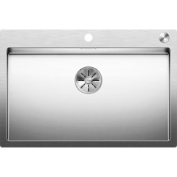 Blanco Claron évier 521634 700-IF / A , 76 x 51 cm, Inox , avec télécommande de vidange PushControl
