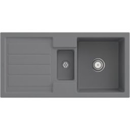 Villeroy und Boch Villeroy & Boch Flavia évier encastrable 330401SL avec garniture de vidage et fonctionnement manuel, Stone