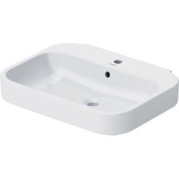Duravit Happy D.2 lavabo 23166500001 65 x 50 cm, blanc, wondergliss, 2000 trou pour robinetterie