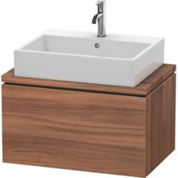L-Cube Duravit vasque LC580107979 72 x 47,7 cm, noyer naturel, pour console, coulissant 2000
