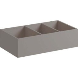 Geberit Xeno² insert de tiroir 500527001 37,3x6,2x20,8cm, division H, structure en bois mélaminé / culture gris