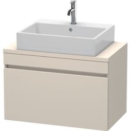 Duravit DuraStyle vasque match0 DS530209191 80 x 47,8 cm, taupe, pour console, coulissant 2000