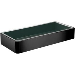 Emco corbeille à Loft 054513302 noir, avec insert en plastique amovible