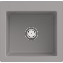 Villeroy und Boch Villeroy et Boch Évier de Subway avec garniture de vidage et commande manuelle, Fossil