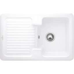 Villeroy und Boch Villeroy & Boch Condor évier encastrable 674501R1 avec jeu de déchets et fonctionnement manuel, blanc