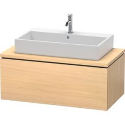 L-Cube Duravit vasque LC581407171 102 x 54,7 cm, chêne méditerranéen, pour console, 1 coulissant