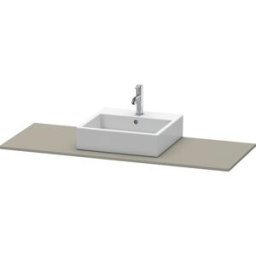 Duravit console XSquare XS060GM9292 140x55cm, avec découpe 2000 , centre, 2000 pierre satiné mat