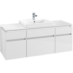 Villeroy und Boch Villeroy & Boch Legato Villeroy & Boch B685L0DH 140x55x50cm, avec éclairage LED, Glossy White