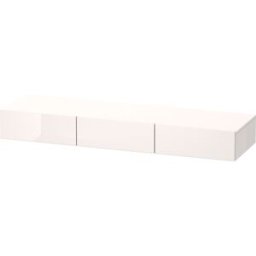 Duravit DuraStyle étagère tiroir DS827207943 150 x 44 cm, 3 tiroirs, noyer naturel / basalte mat, avec support console