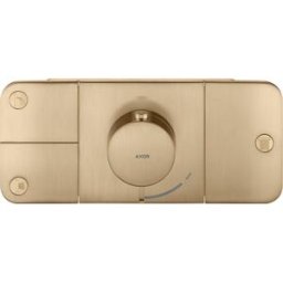 Hansgrohe Axor One set de finition 45713140 module thermostatique encastré, 3 consommateurs, bronze brossé