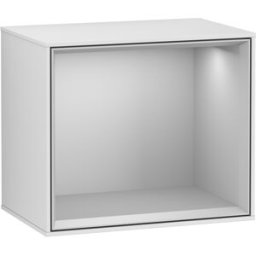 Villeroy und Boch Villeroy et Boch module d' Finion F580GJMT 41.8x35.6x27cm, étagère gris clair, laqué blanc mat