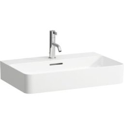 LAUFEN match1 Val lavabo H8162847571081 65 x 42 cm, blanc mat, avec 3 trous de coulée et trop - plein