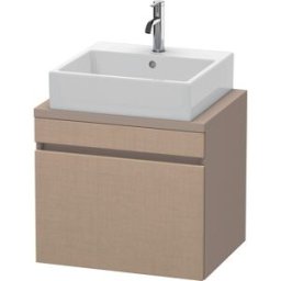Duravit DuraStyle vasque DS530007543 60 x 47,8 cm, lin / basalte mat, pour console, coulissant 2000