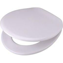 Pagette Pagette V.I.P. WC siège 794980109 Bahama beige, avec housse, Inox charnière excentrique