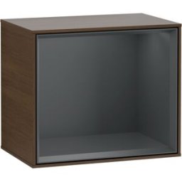 Villeroy und Boch Villeroy et Boch module d' Finion G590HGGN 41.8x35.6cm, station de charge, Emotion, étagère Midnight Blue , placage noyer