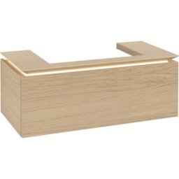 Villeroy und Boch Villeroy & Boch Legato Villeroy & Boch B694L0VJ 100x38x50cm, avec éclairage LED, Nordic Oak