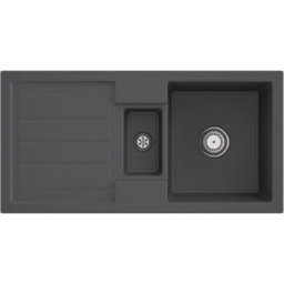 Villeroy und Boch Villeroy & Boch Flavia évier encastré 330401i4 avec vidage et fonctionnement manuel, Graphit