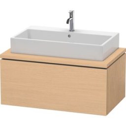 Duravit L-Cube meuble sous-vasque LC581303030 92 x 54,7 cm, Eiche natur , pour console, 1 coulissant