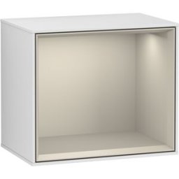 Villeroy und Boch Villeroy et Boch module d' Finion F580HHMT 41.8x35.6x27cm, étagère Sand mat, laqué blanc mat