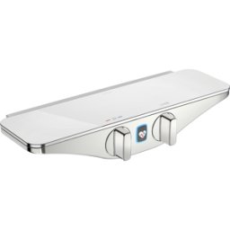 Hansaemotion thermostat de douche 5863017282 AP, fonctionnement à piles, Hansa sécurité Hansa chrome / blanc