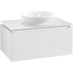 Villeroy und Boch Villeroy & Boch Legato Villeroy & Boch B569L0DH 80x38x50cm, avec éclairage LED, Glossy White