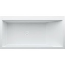 LAUFEN Kartell baignoire H2243310006161 170 x 86 cm, coin gauche, avec éclairage LED, blanc
