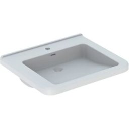Geberit Renova Comfort lavabo 128665600 65 x 55 cm, blanc, KeraTect, accessible