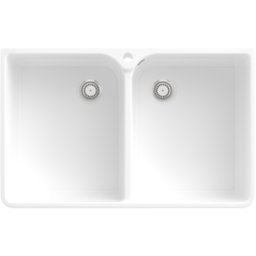 Villeroy und Boch Villeroy et Boch double évier garniture de vidange à commande manuelle, blanc