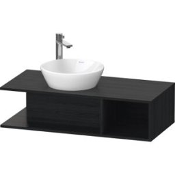 D-Neo Duravit vasque DE491901616 100 x 48 cm, chêne noir, 2000 , compartiment 2000 , plaque console match2