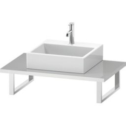 Duravit L-Cube console LC106C01818 épaisseur 3 cm, blanc mat, pour Vasques à poser , variable