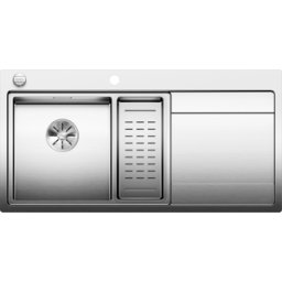 Blanco Divon ii 6 s-if évier 521661100 x 51 cm, Inox soie, gauche, vidange télécommande avec commande rotative