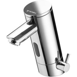 Schell Puris e mitigeur électronique de lavabo 012160699 chrome, bloc d'alimentation, LP, fonctionnement sur secteur, pour eau mitigée