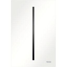 TECE Velvet TECEfilo plaque de commande urinoir electronique 9242018 sans contact, pile 7,2 V, Bianco Kos/Blanc