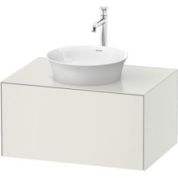Duravit White Tulip WT497503636 80 x 55 cm, Weiß Seidenmatt , 2000 , coulissant 2000 , plaque console match3