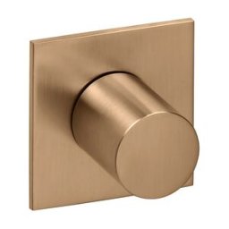Herzbach Logic XL 21.958750.2.39 Cuivre Acier, pour module d'arrêt et de commutation, 70x70mm