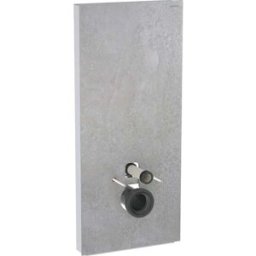 Geberit Monolith WC compact module 131031JV5 Hauteur 114cm, façade aspect béton, côté aluminium