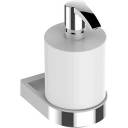Keuco Smart.2 distributeur de savon chromé, avec Halter et pompe, plastique
