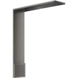 Hansgrohe module de douche ShowerComposition 12593330 250x250mm, montage mural, 1jet, avec douche d'épaule, chrome noir poli